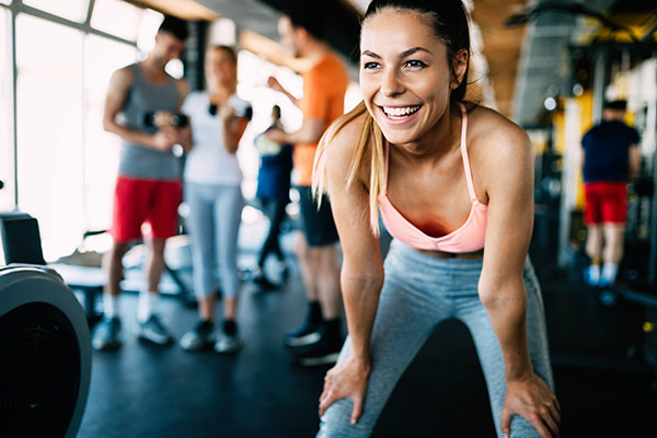 Woman Exercising