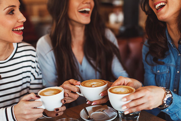 Women Drinking Coffee