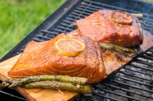 grilled salmon